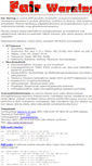 Mobile Screenshot of fairwarning.fi